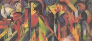 Franz Marc Stables (mk34) oil